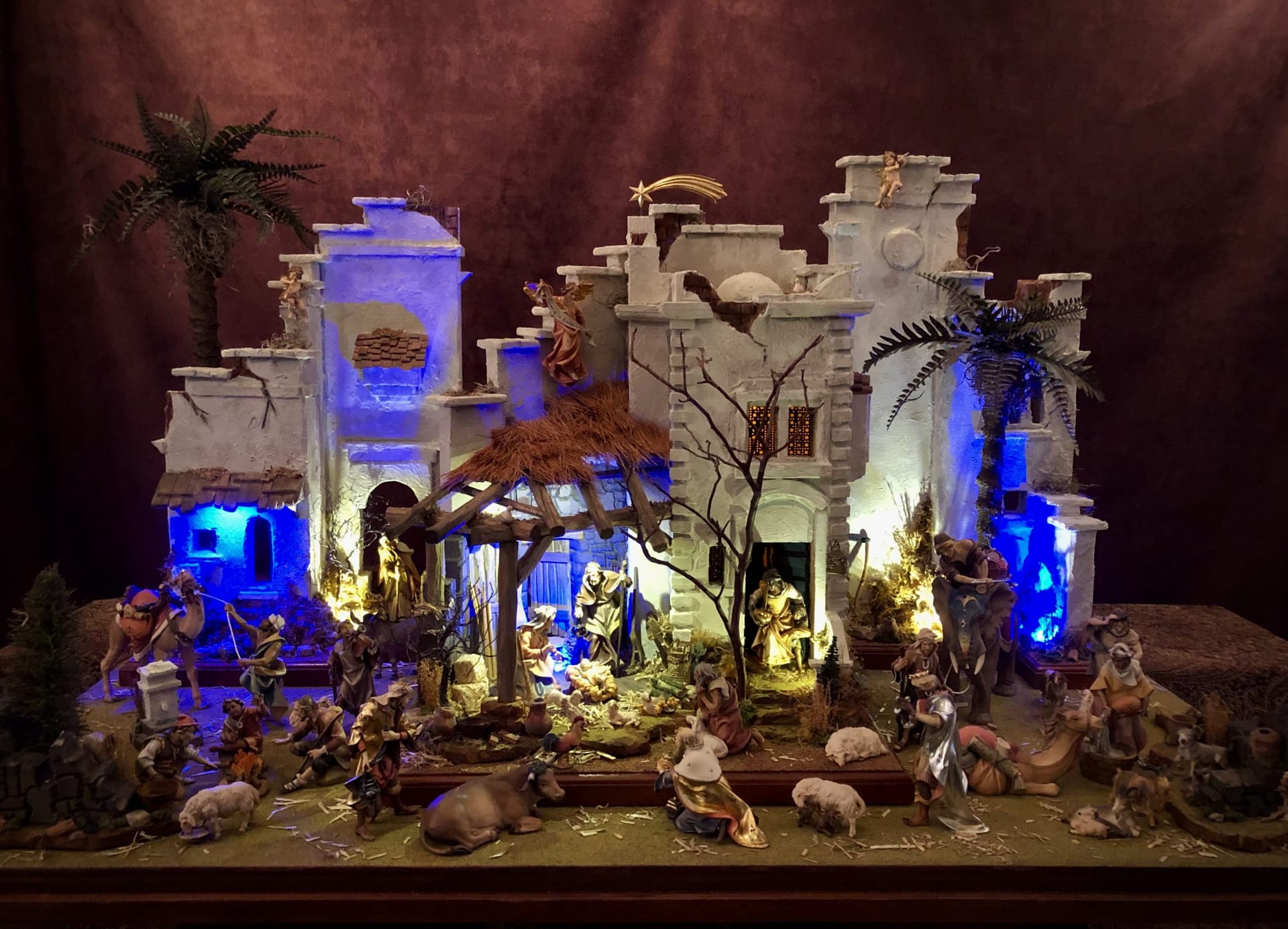 Navidad Wooden Nativity Set Photograph