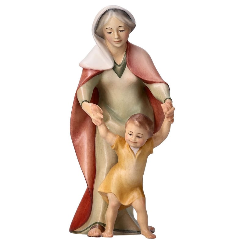 Woman with Child – nativity figure by ULPE Wood Art
