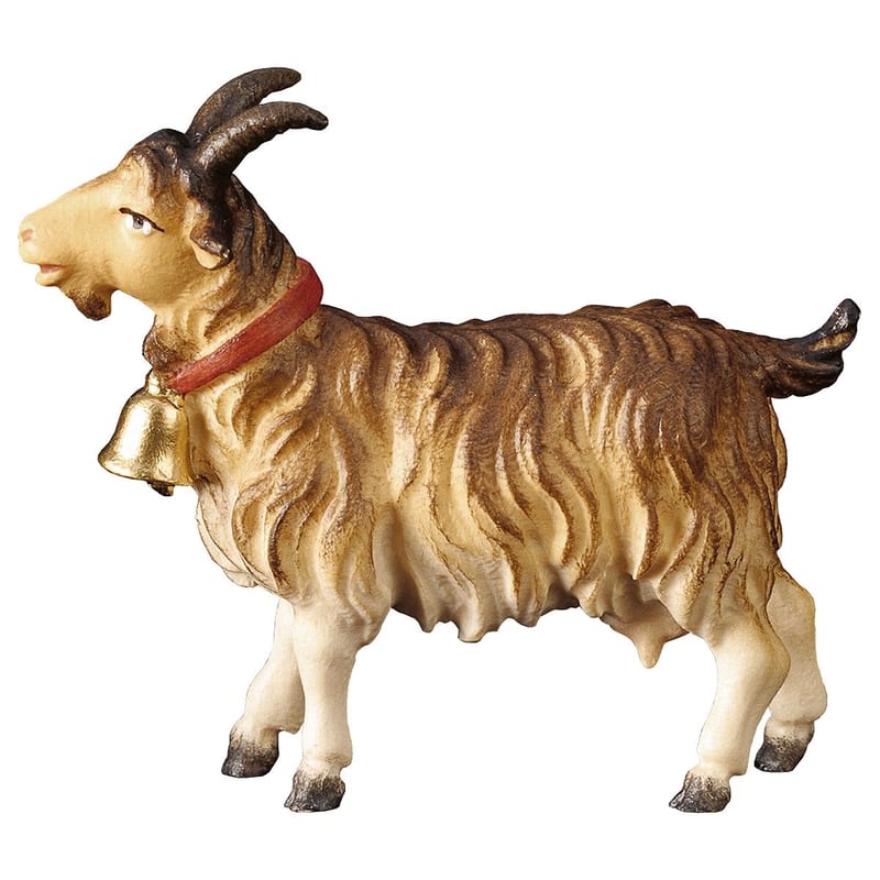 Goat with Bell – nativity figure by ULPE Wood Art