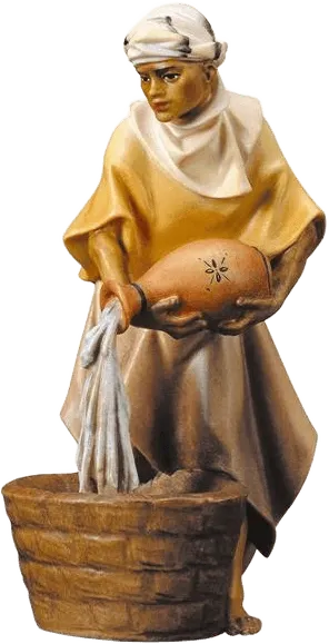 Camel Driver with Jug – nativity accessory by ULPE Wood Art