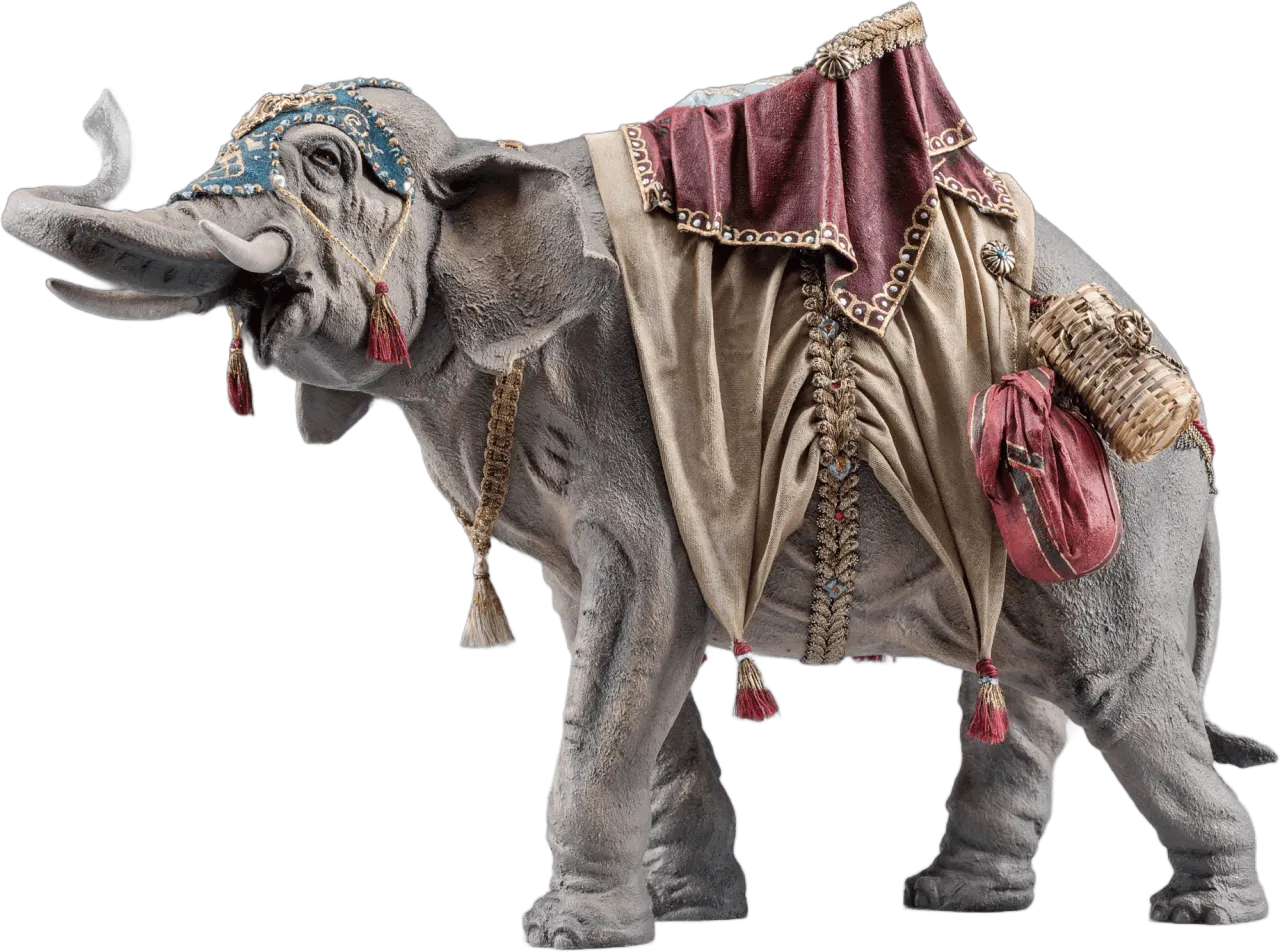 Elephant with Bags – nativity figure by Original Heide