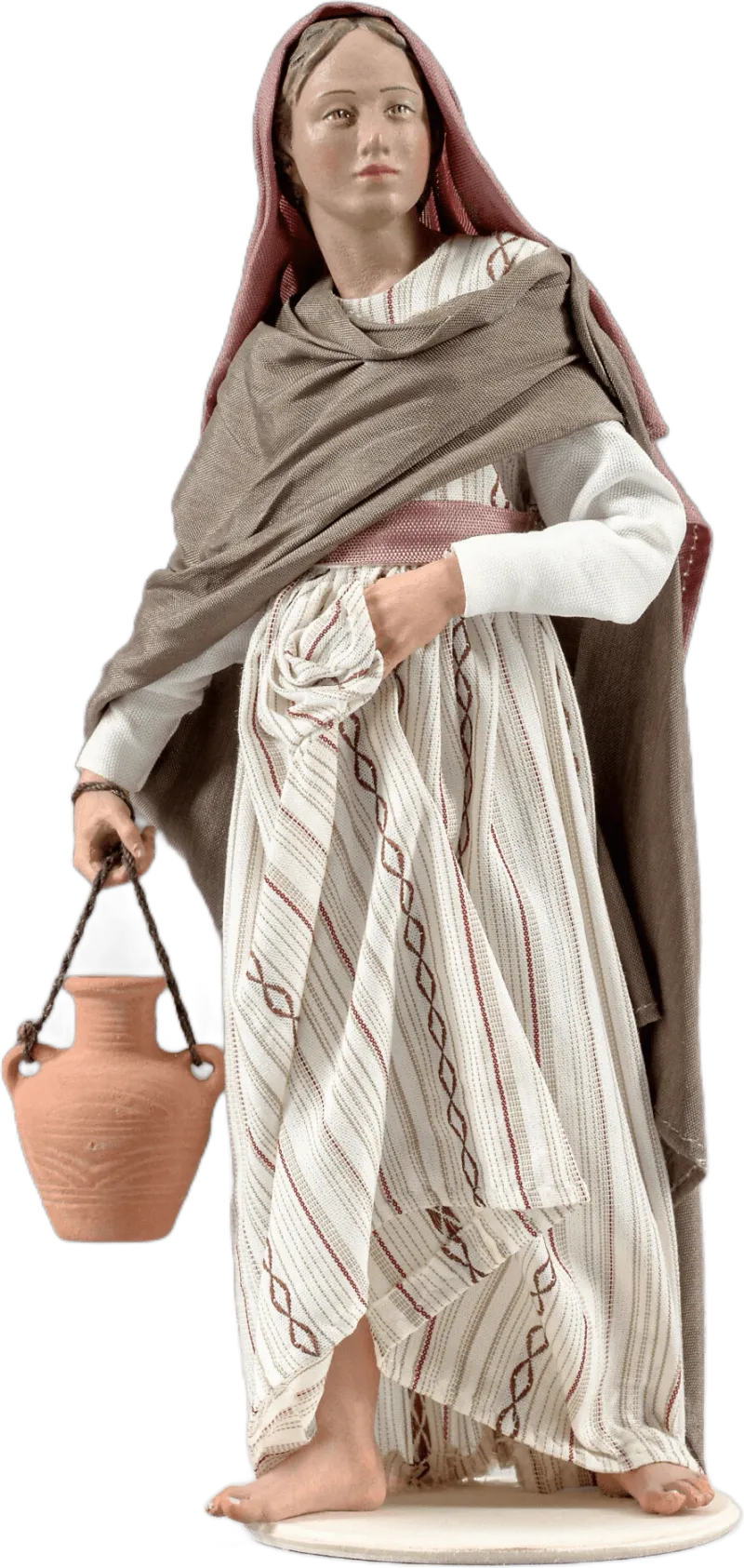 Woman with jug, jug hanging by side – nativity figure by Original Heide